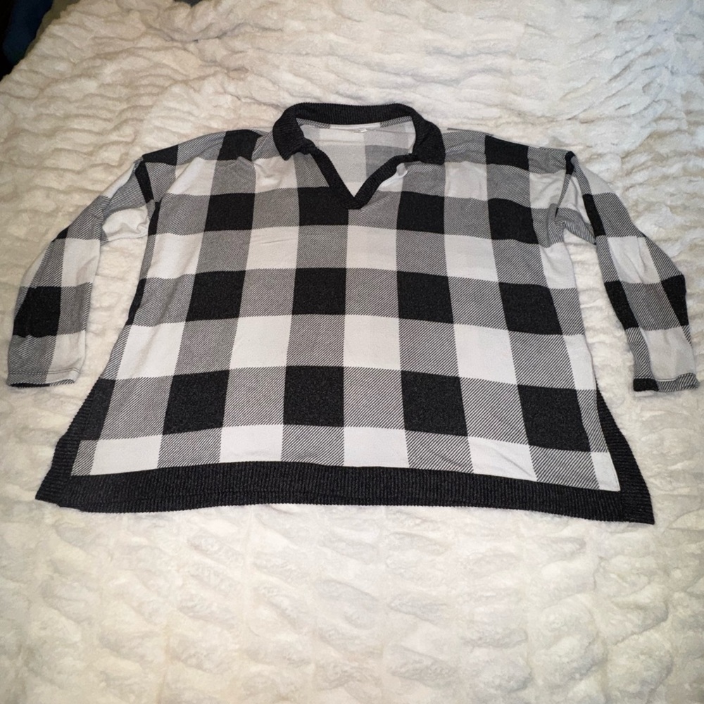 Maurices checkered sweater